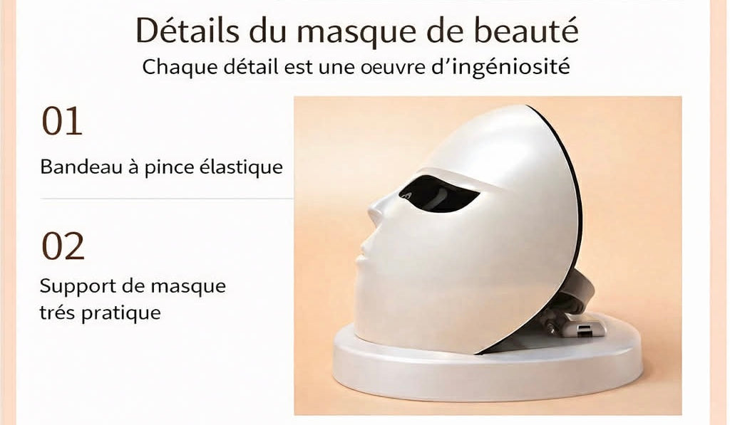 Masque de Luminothérapie Anti-Âge 1200 LEDS