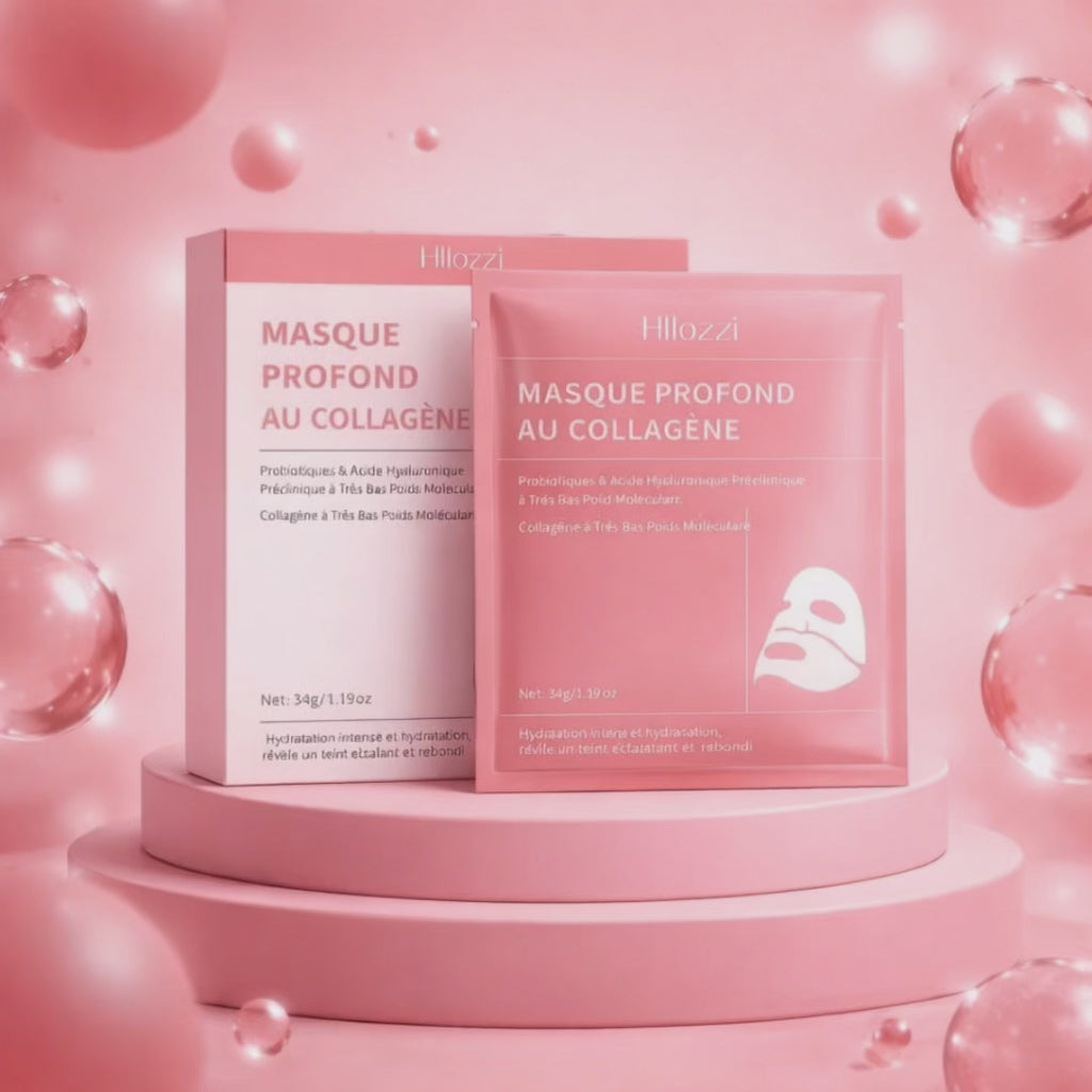 Masque de Nuit Coréen Repulpant – Effet Glass Skin (Bio-Collagène)